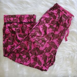 J crew silk pajama pants, size 6.
